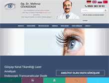 Tablet Screenshot of mehruzcevadzade.com